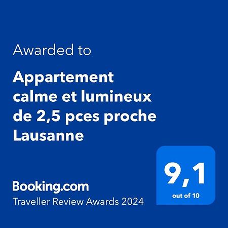 Appartement Calme Et Lumineux De 2,5 Pces Proche Lausanne Ecublens  Ngoại thất bức ảnh