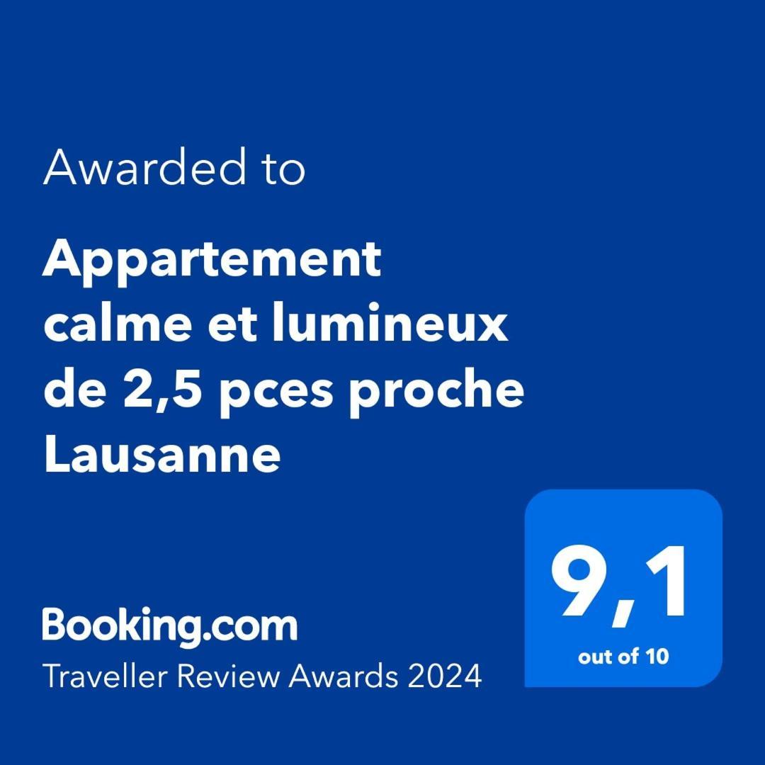 Appartement Calme Et Lumineux De 2,5 Pces Proche Lausanne Ecublens  Ngoại thất bức ảnh
